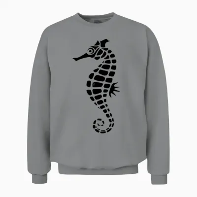 The Horse Sea Unisex Sweatshirt - Sport Grey