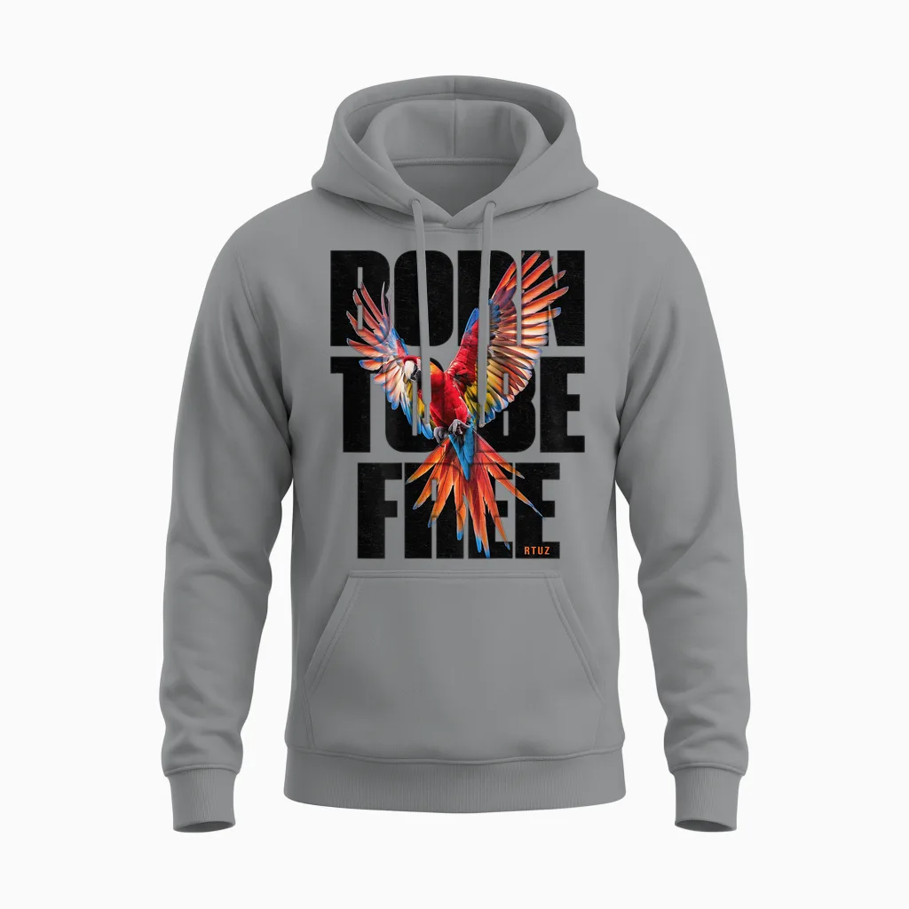 Hip Hop Vintage Graffiti Y2k Edgy Urban Backprint Streetwear T-Shirt, Gray Unisex Hoodie in Sport Grey
