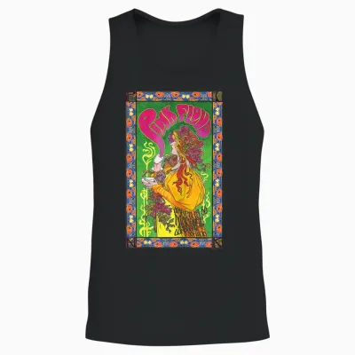 Official Pink Floyd Women's Vintage Band Marquee 1966 Unisex Tank Top - Black