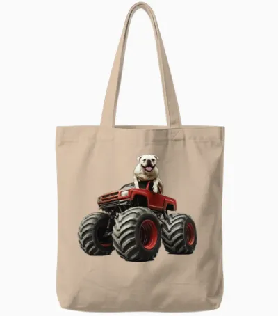 Dog Tote Bags - Natural