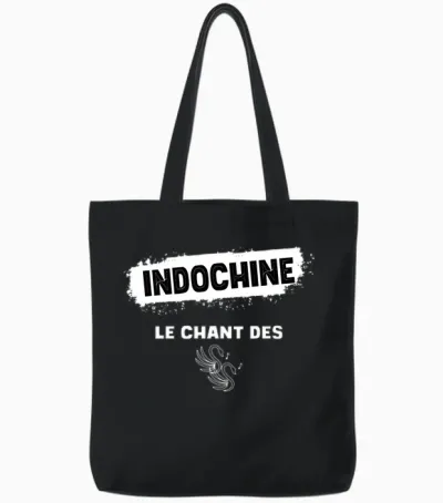 Indochine Swans Men Women and Children Long Sleeve, Black, S Tote Bags - Black