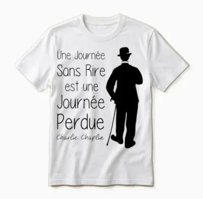 Une Journée Sans Rire !! Unisex T-Shirt - White