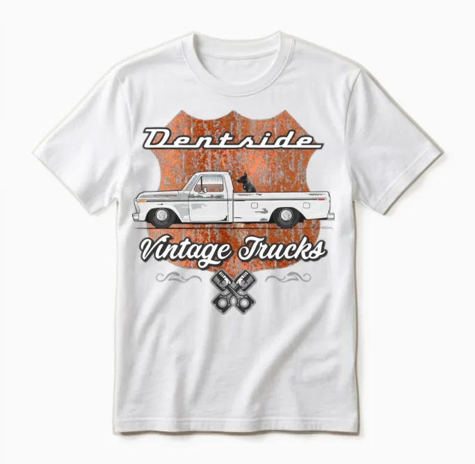 Dentside Pure White Unisex T-Shirt in White