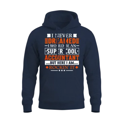 Accountant Gift Funny Appreciation Gift for Accoun Unisex Hoodie - Navy