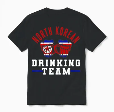 North Korea Unisex T-Shirt - Black