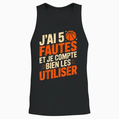 Humour Falls Basketball Gift Men's Basketball Fan Unisex Tank Top - Black