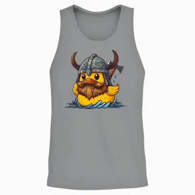 Rubber Duck Viking Duck Viking Helmet Vikings Rubber Duckie Unisex Tank Top - Sport Grey