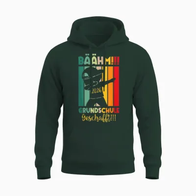 Bäähm Grundschule Geschafft Grundschule Abschluss 2026 Unisex Hoodie - Forest