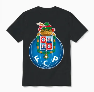 Fc Porto Unisex T-Shirt - Black