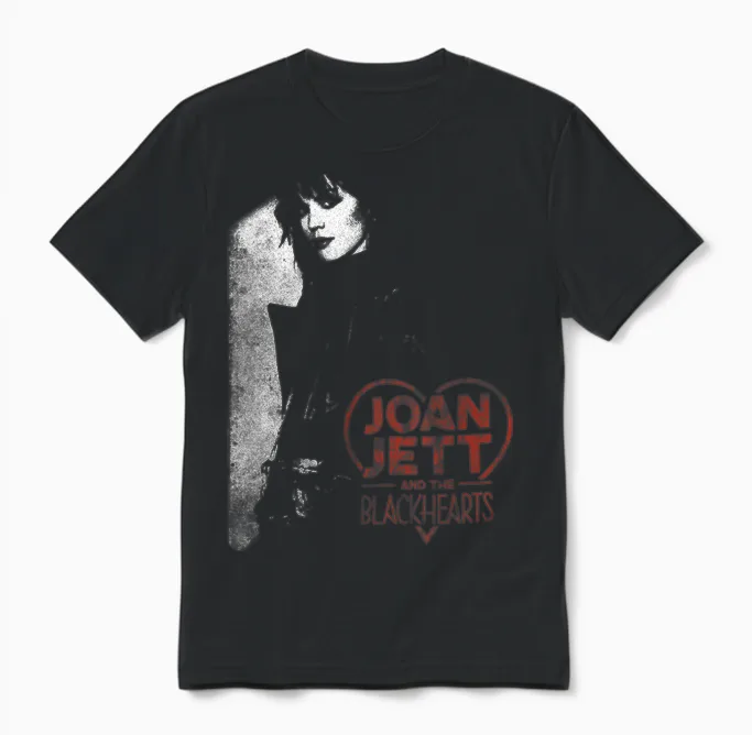 Joan Jett and the Blackhearts - Shadow Unisex T-Shirt in Black