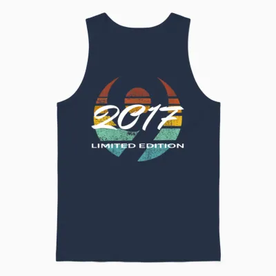 9. Geburtstag Mädchen Junge 9 Jahre 2017 Lustig Geschenk Unisex Tank Top - Navy