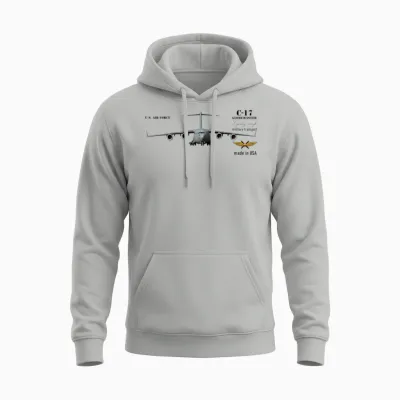 C-17 Globemaster Unisex Hoodie - Ash