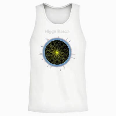 Higgs Boson Unisex Tank Top - White