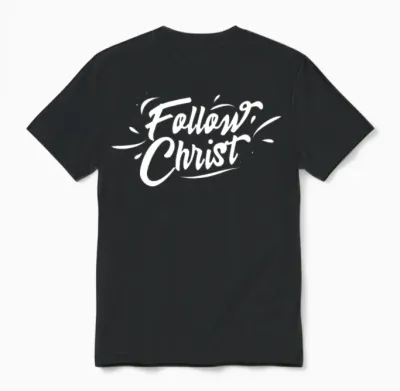 Follow Christ Unisex T-Shirt - Black