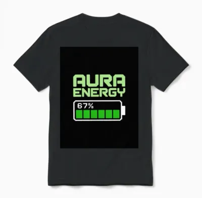 Fully Charged with Positive Vibes Unisex T-Shirt - Black
