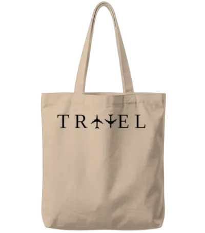 Travel Tote Bags - Natural