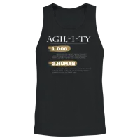 Agility Dog Training — Lovers Unisex Tank Top - Black – 2