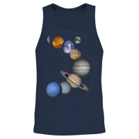 Solar System 2 Unisex Tank Top - Navy – 2