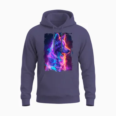 Dog Unisex Hoodie - Heather Sport Dark Navy