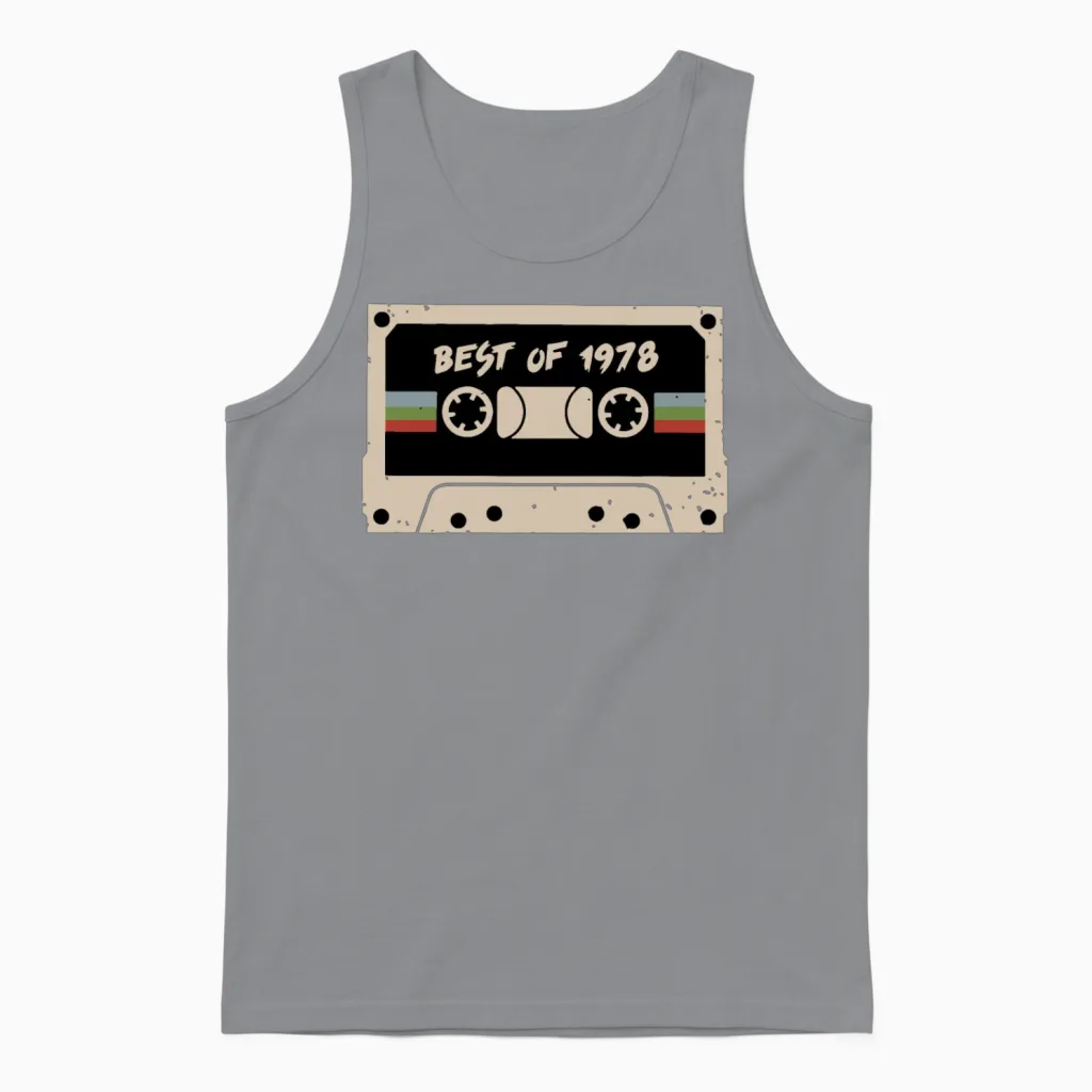 Best of 1978 Shirt Hoodies Hipster Unisex Tank Top in Sport Grey