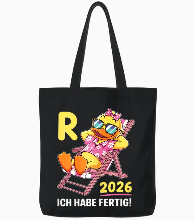 Duck I Have Ready Retirement Woman Retirement 2026 Tote Bags in Black