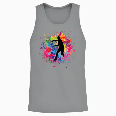 Tennis Unisex Tank Top - Sport Grey