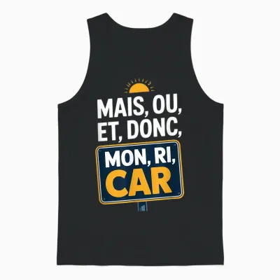 Funny Ricard Mon Ri Car Aperitif Unisex Tank Top - Black