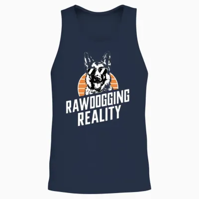 Dog Unisex Tank Top - Navy