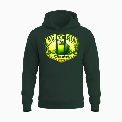 Mccockin Cider St Patrick’s Day Edition Irish Double Sided Unisex Hoodie - Forest