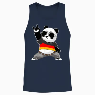 Deutschlandflagge Herren Damen Kinder Deutschland Unisex Tank Top - Navy