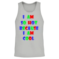 Hot and Cool Retro Unisex Tank Top - Ash – 2
