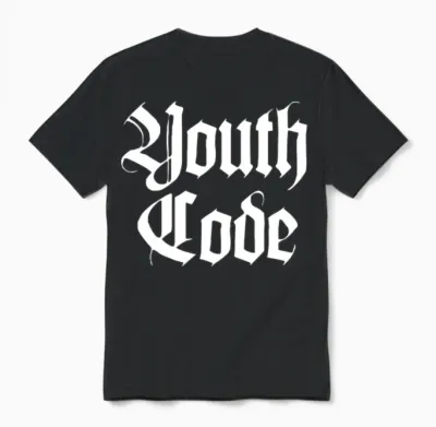 Youth Code Unisex T-Shirt - Black