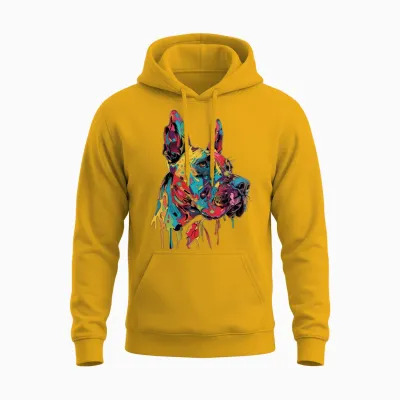 Dog Unisex Hoodie - Gold