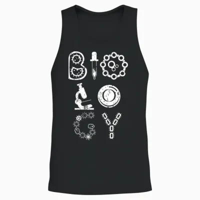 Funny Biology Shirt Biology Unisex Tank Top - Black