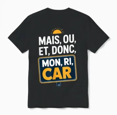 Funny Ricard Mon Ri Car Aperitif Unisex T-Shirt - Black