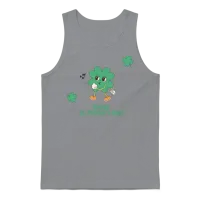 Happy St. Patrick's Day Unisex Tank Top - Sport Grey – 1
