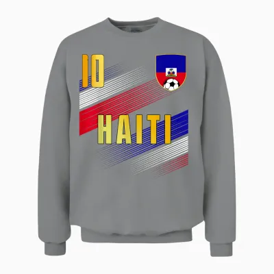 Haiti Flag Haitian Pride Lovers Unisex Sweatshirt - Sport Grey
