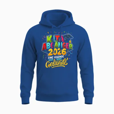 Kinder Kita Abgänger 2026 Eine Legende Geht Vom Gelände Unisex Hoodie - Royal