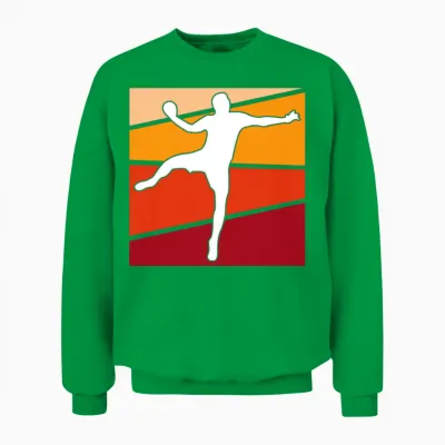 Handball Retro Unisex Sweatshirt - Irish Green