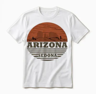 Arizona Sedona Unisex T-Shirt - White