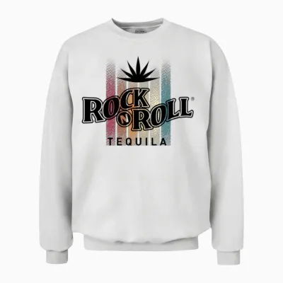 Rock N Roll Tequila Fifth Collection Unisex Sweatshirt - White