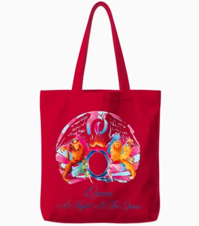 Queen Official an Evening in the Opera Tote Bags - Red