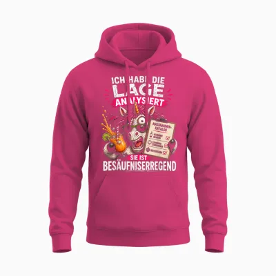 Die Lage Ist Besäufniserregend Karneval Fasching Hangover Unisex Hoodie - Heliconia