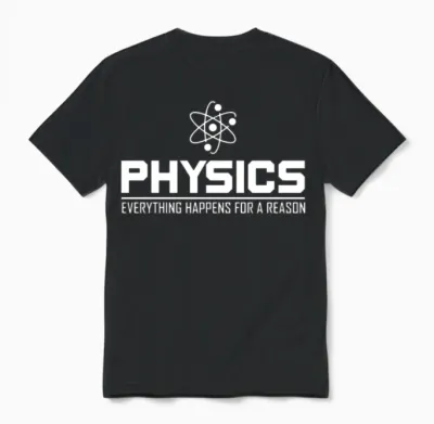 Physics Unisex T-Shirt - Black