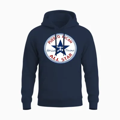 Puerto Rico Boricua Taino San Juan Puerto Rico T S Unisex Hoodie - Navy