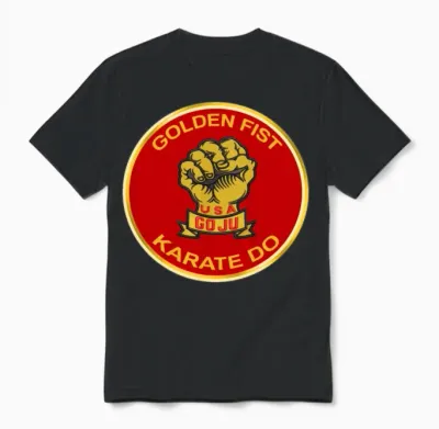 Karate [golden Fist Usa] Goju-Ryu *new!!! Unisex T-Shirt - Black