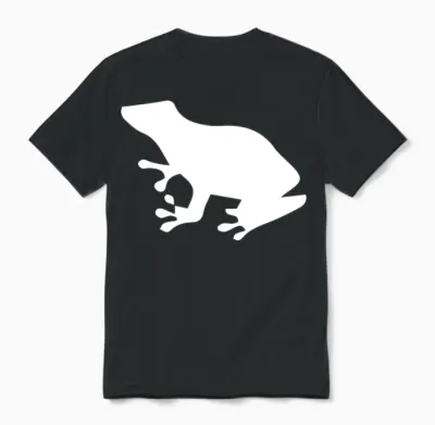 Frog Unisex T-Shirt - Black