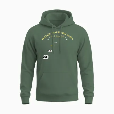 Bremer Stadtmusikanten Bei Nacht T-Shirt, Black Unisex Hoodie - Military Green