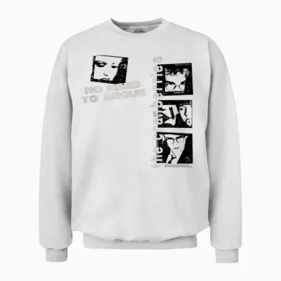 The Cranberries World Tour Patch and Photo Collage Band Unisex Sweatshirt - White
