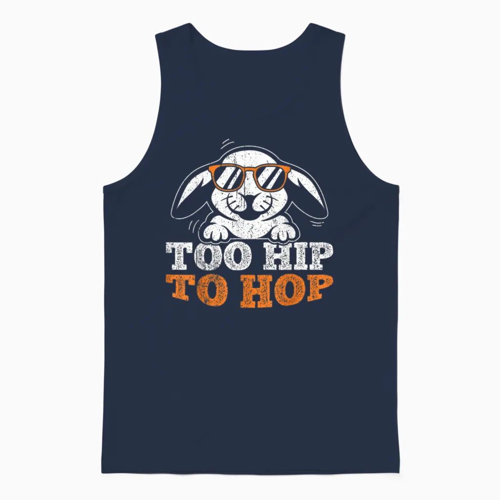 Oster Osterhase Spruch Hasen Kostüm Ostern Ostereier Unisex Tank Top in Navy